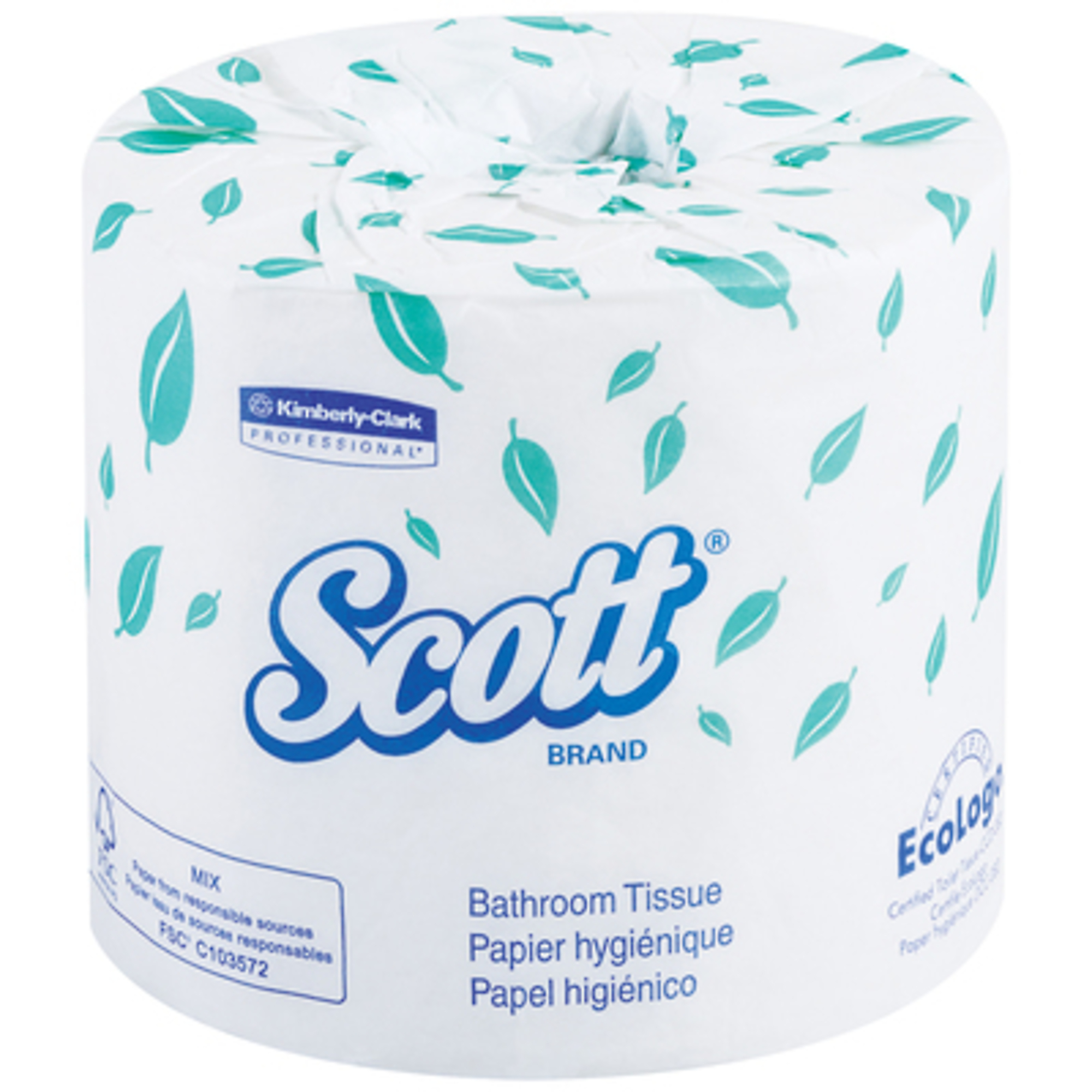 Scott Surpass 2-Ply Bathroom Tissue - 80/Case, White, Model# TT2BTS